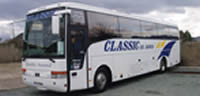 Classic Coaches fleet includes a range of luxury coaches catering from 20 to 53 people. All Coaches are fully fitted out with modern facilities both for your comfort and your safety.